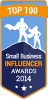 Top 100 Small Business Influencer Awards 2014 (link will open in a new window or tab)